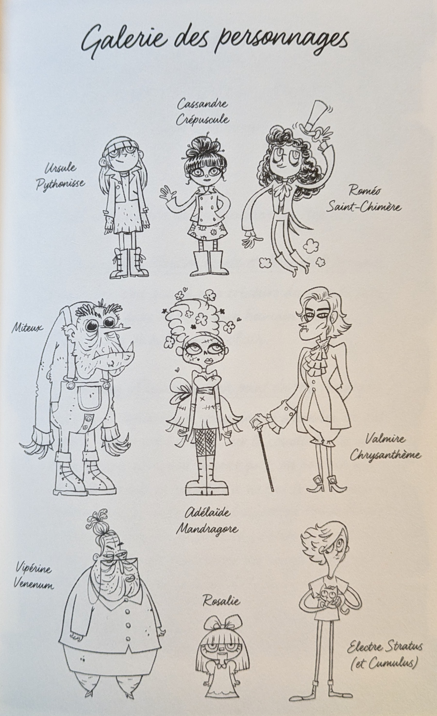 Les habitants du manoir