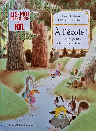 À l'école ! Sur les petits chemins de terre...